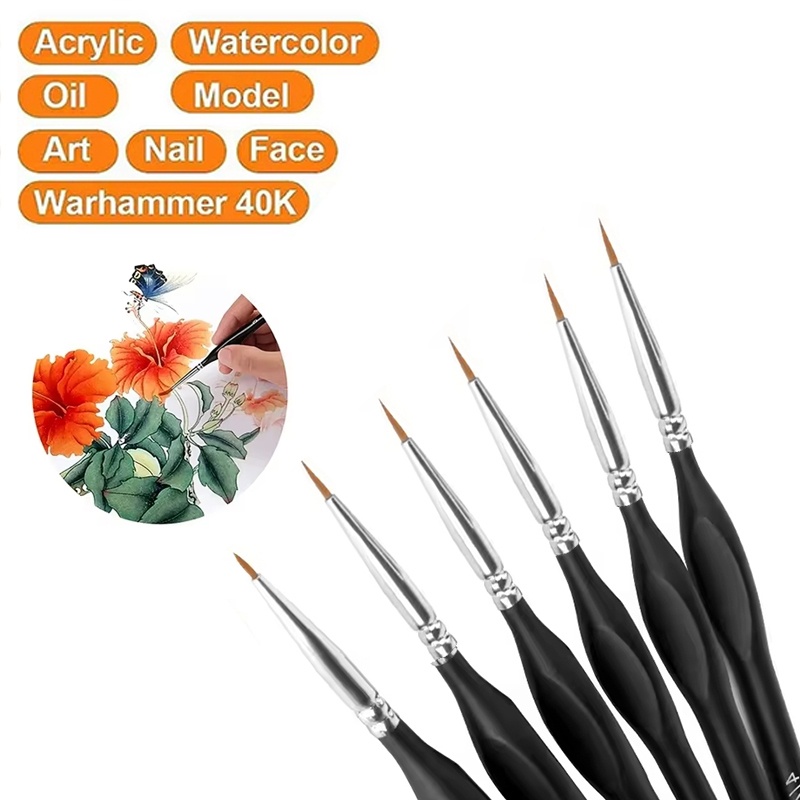 Detailing Brush Set - Pennello a Punta Fine per Pittura
