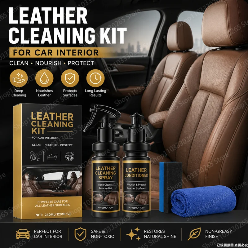 Interior Detailing Kit - Kit di pulizia per pelle di
