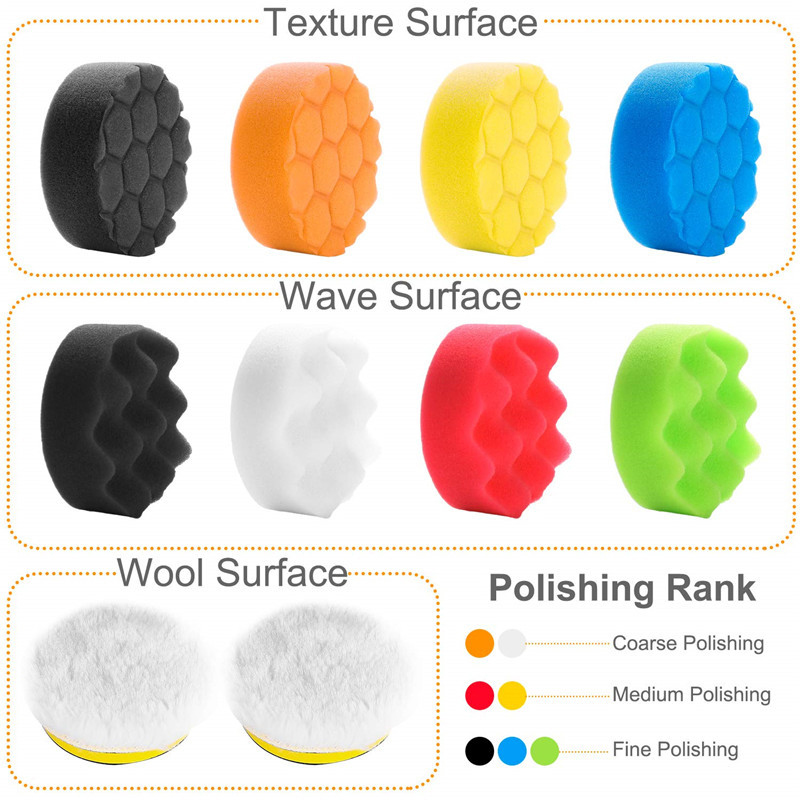 Set di lucidatrici per auto co - Polish Pad Set Buffer recensione e prezzo